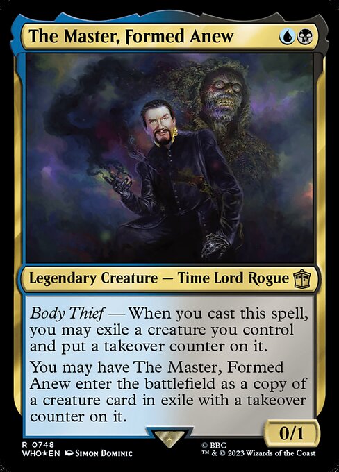 The Master, Formed Anew - Doctor Who - Surge Foil