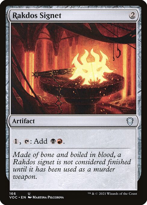 Rakdos Signet - Crimson Vow Commander