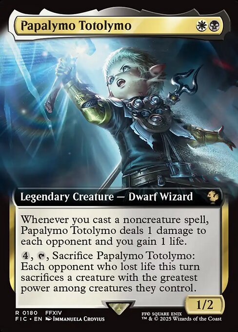 Papalymo Totolymo - Final Fantasy Commander - Extended Art
