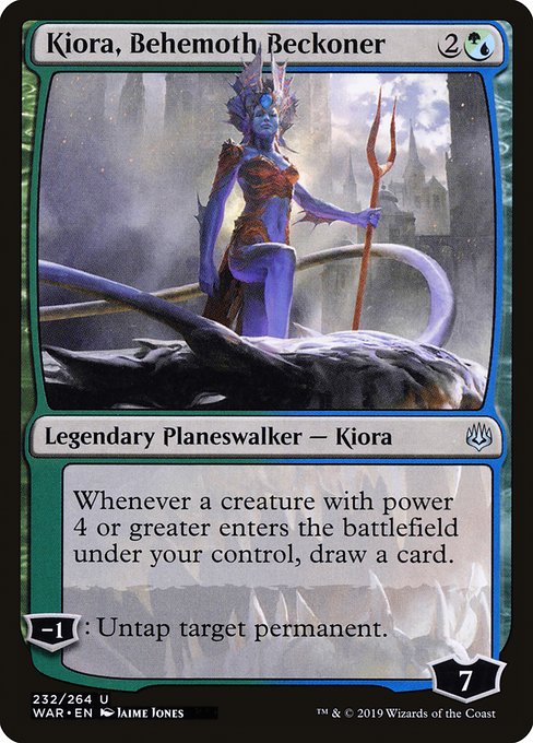 Kiora, Behemoth Beckoner - War of the Spark