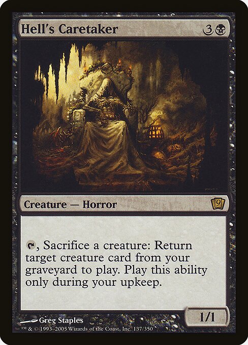 Hell's Caretaker - Ninth Edition - Promo Foil