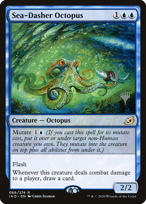 Sea-Dasher Octopus - Ikoria: Lair of Behemoths Promos