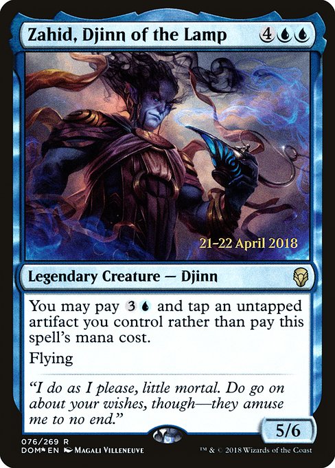 Zahid, Djinn of the Lamp - Dominaria Promos - Promo Foil