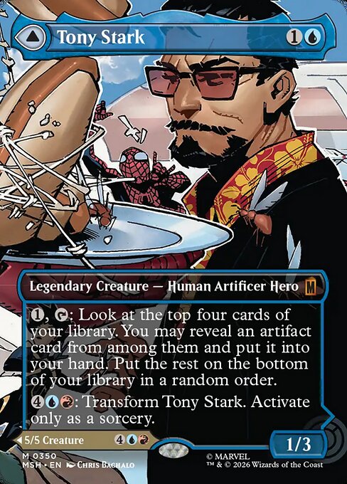 Tony Stark // The Invincible Iron Man - Marvel Super Heroes - Borderless