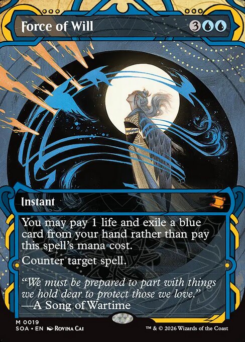 Force of Will - Secrets of Strixhaven Mystical Archive - Showcase
