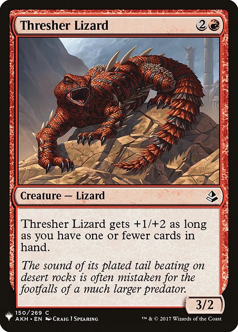 Thresher Lizard - The List