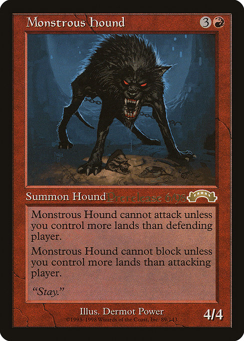 Monstrous Hound - Exodus Promos