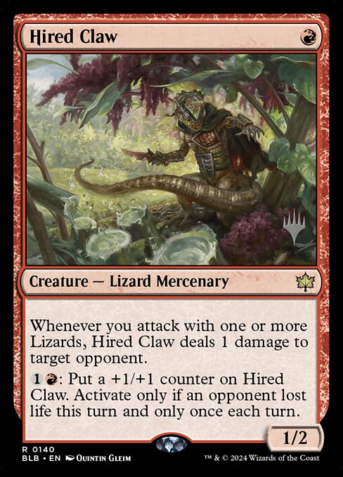 Hired Claw - Bloomburrow Promos