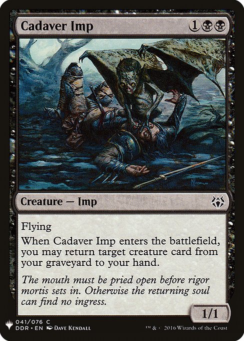 Cadaver Imp - The List