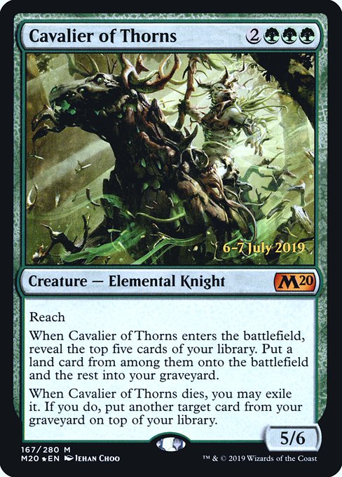 Cavalier of Thorns - Core Set 2020 Promos - Promo Foil