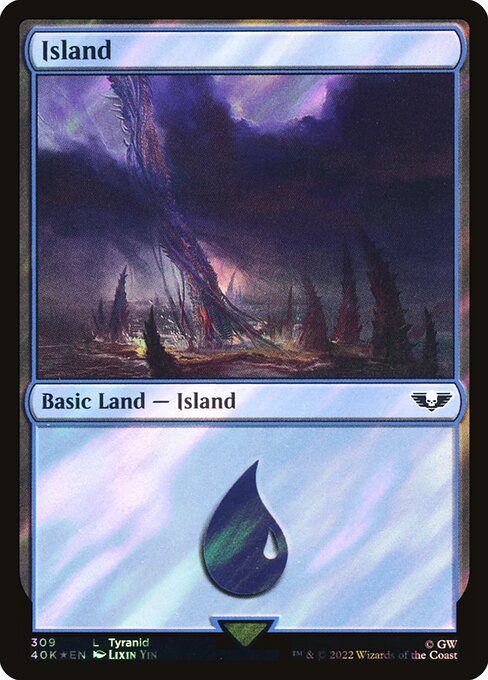 Island - Warhammer 40,000 Commander - Surge Foil
