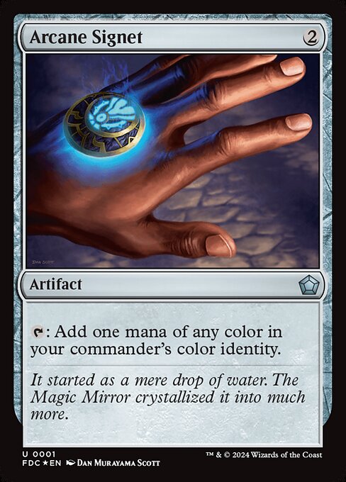 Arcane Signet - Foundations Commander - Promo Foil