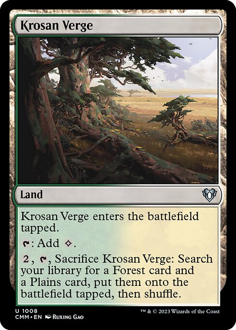 Krosan Verge - Commander Masters