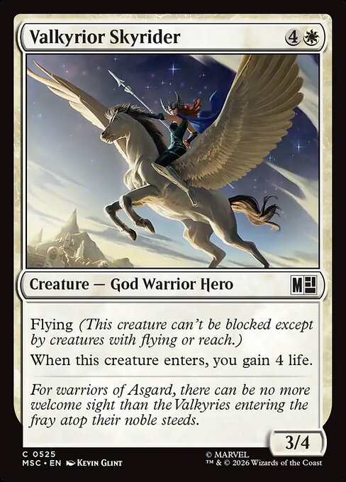 Valkyrior Skyrider - Marvel Super Heroes Commander