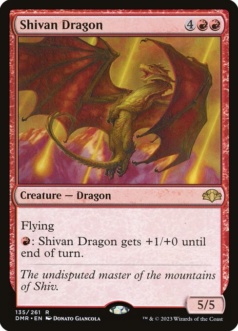 Shivan Dragon - Dominaria Remastered