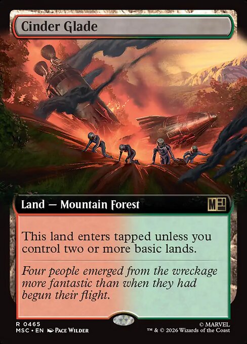 Cinder Glade - Marvel Super Heroes Commander - Extended Art