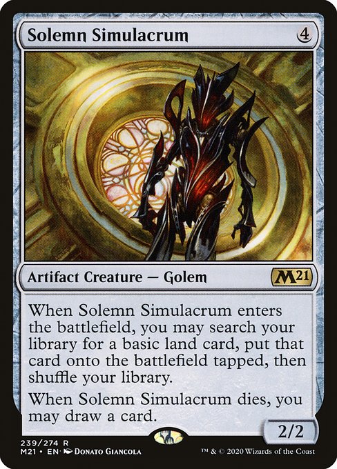 Solemn Simulacrum - Core Set 2021