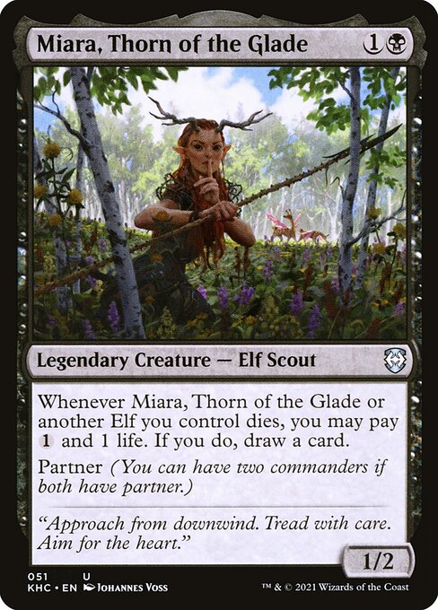 Miara, Thorn of the Glade - Kaldheim Commander