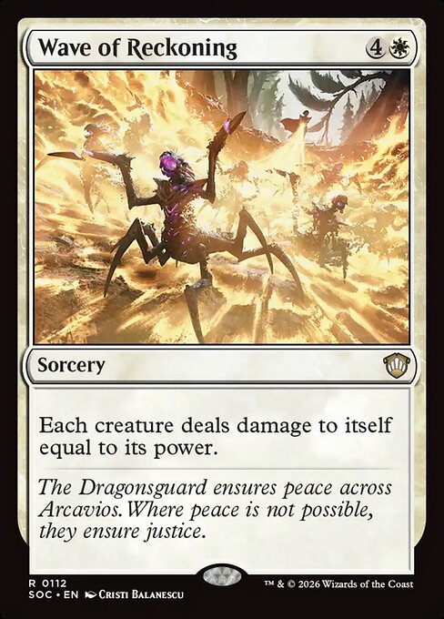 Wave of Reckoning - Secrets of Strixhaven Commander