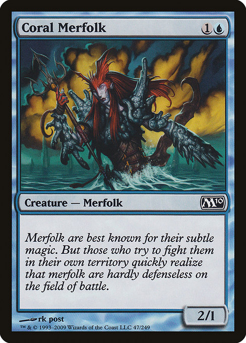 Coral Merfolk - Magic 2010