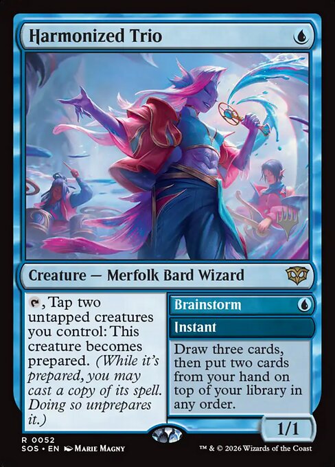 Harmonized Trio // Brainstorm - Secrets of Strixhaven Promos