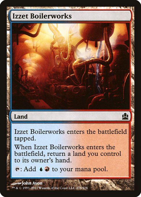 Izzet Boilerworks - Commander 2011