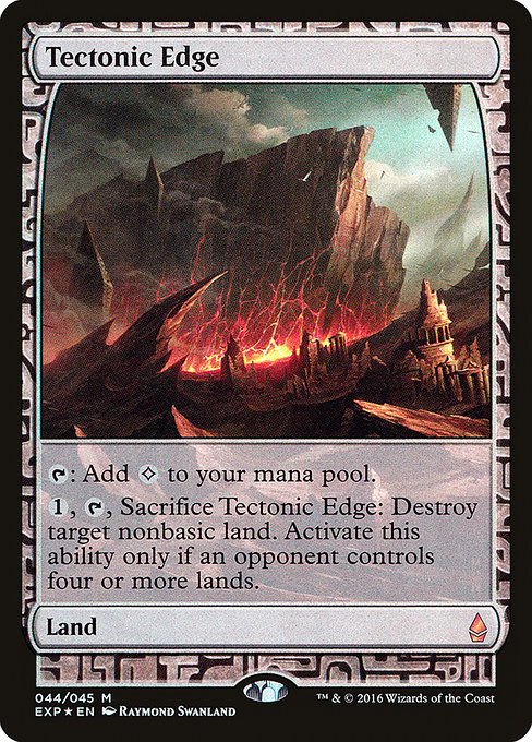 Tectonic Edge - Zendikar Expeditions - Promo Foil