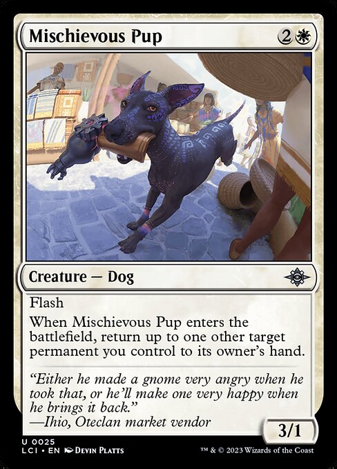 Mischievous Pup - The Lost Caverns of Ixalan