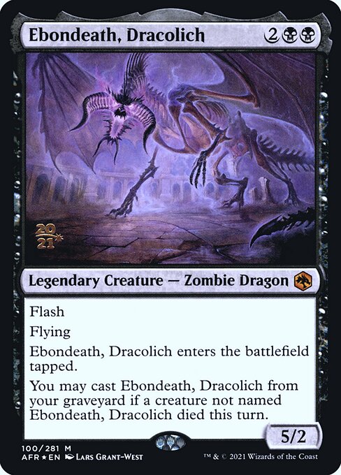 Ebondeath, Dracolich - Adventures in the Forgotten Realms Promos - Promo Foil