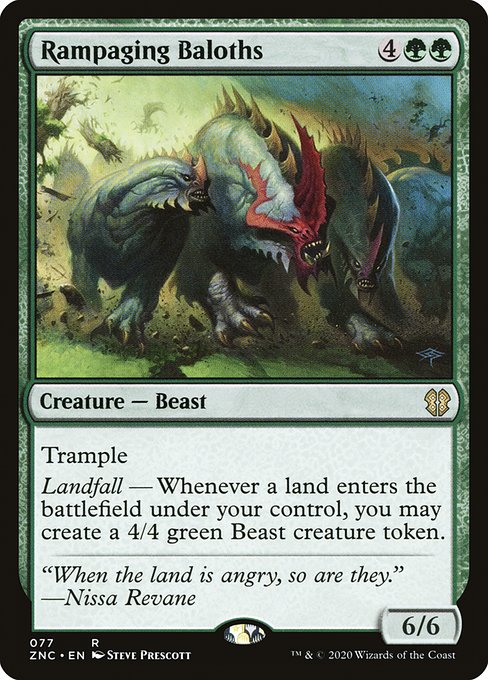 Rampaging Baloths - Zendikar Rising Commander