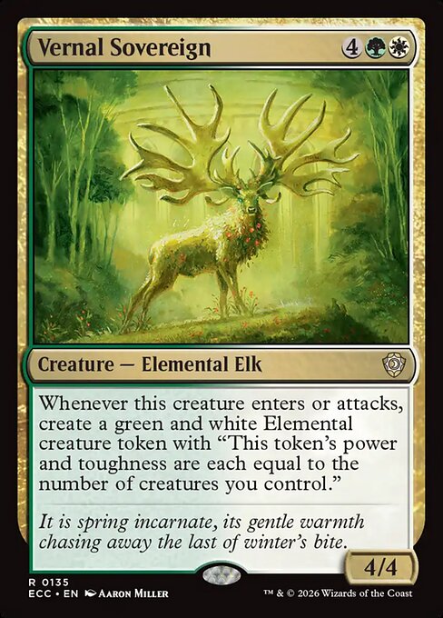 Vernal Sovereign - Lorwyn Eclipsed Commander