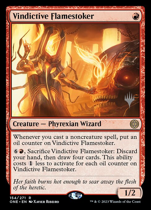 Vindictive Flamestoker - Phyrexia: All Will Be One Promos