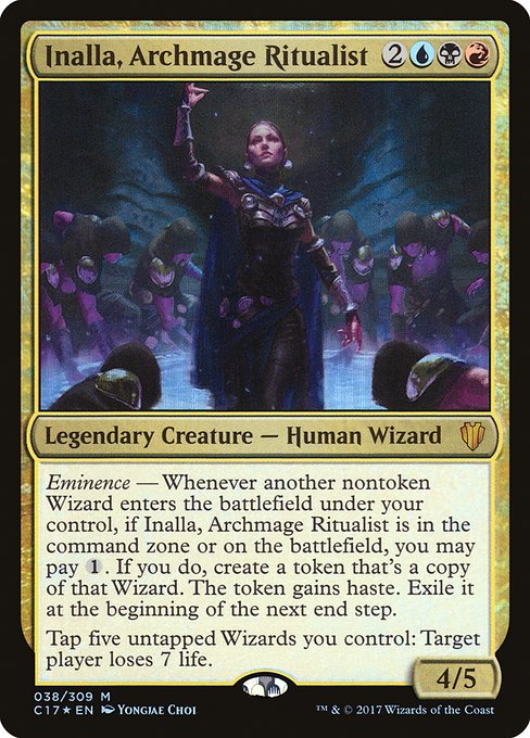 Inalla, Archmage Ritualist - Commander 2017 - Promo Foil