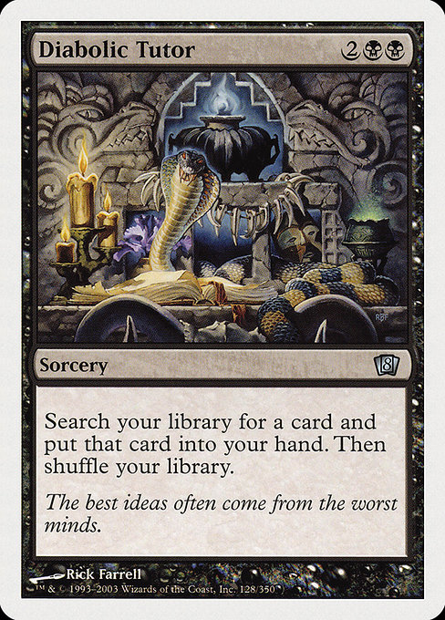 Diabolic Tutor - Eighth Edition