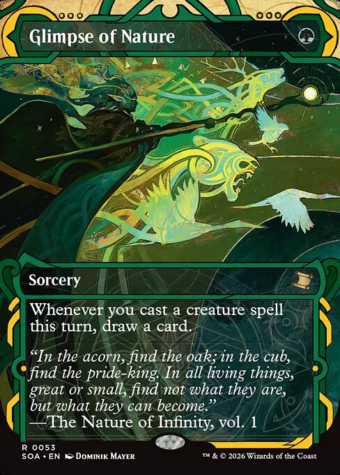 Glimpse of Nature - Secrets of Strixhaven Mystical Archive - Showcase