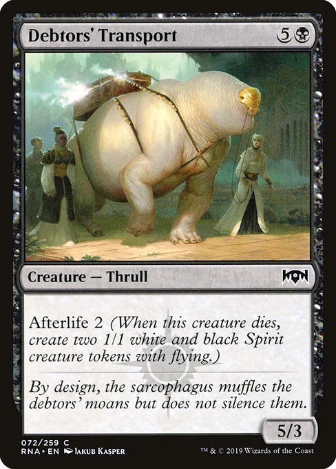 Debtors' Transport - Ravnica Allegiance