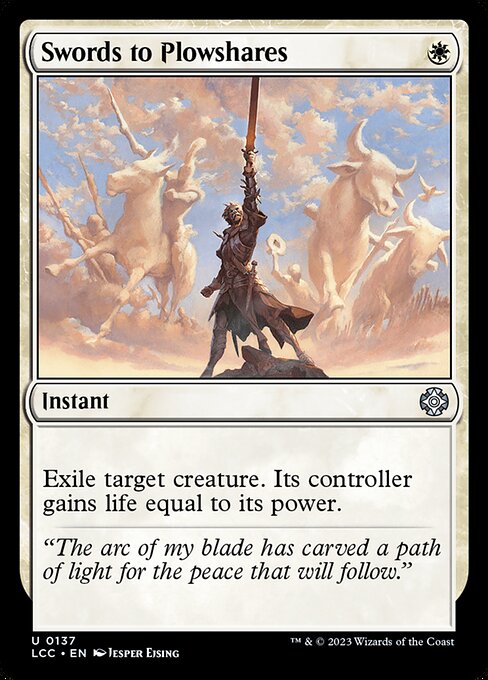 Swords to Plowshares - The Lost Caverns of Ixalan Commander