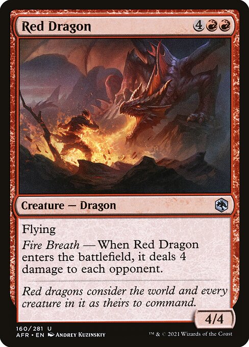 Red Dragon - Adventures in the Forgotten Realms