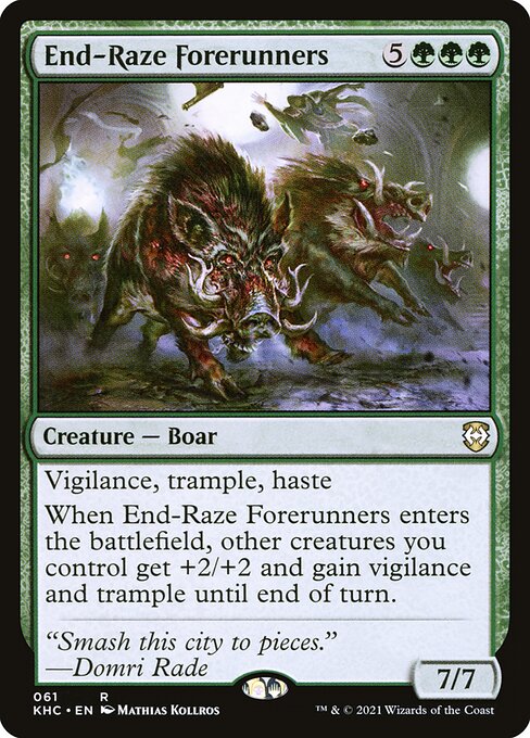 End-Raze Forerunners - Kaldheim Commander