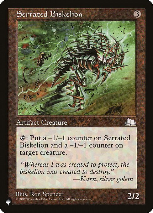 Serrated Biskelion - The List