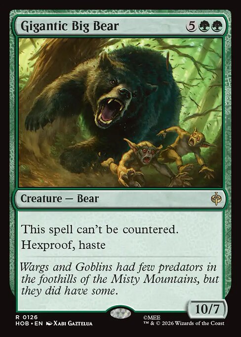 Gigantic Big Bear - The Hobbit