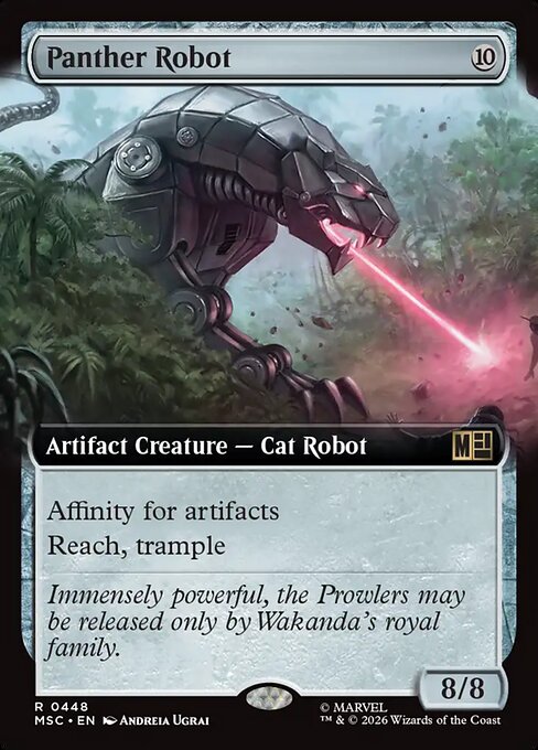 Panther Robot - Marvel Super Heroes Commander - Extended Art