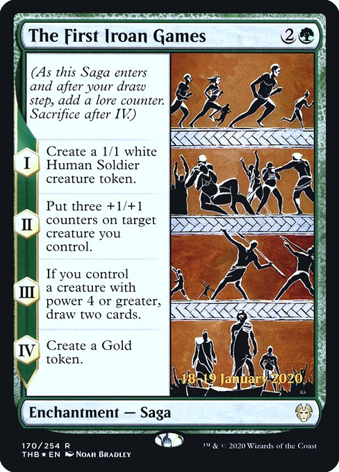 The First Iroan Games - Theros Beyond Death Promos - Promo Foil