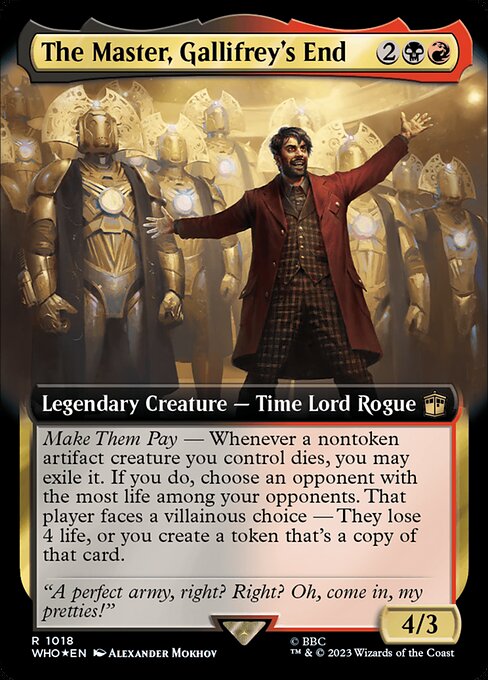 The Master, Gallifrey's End - Doctor Who - Surge Foil