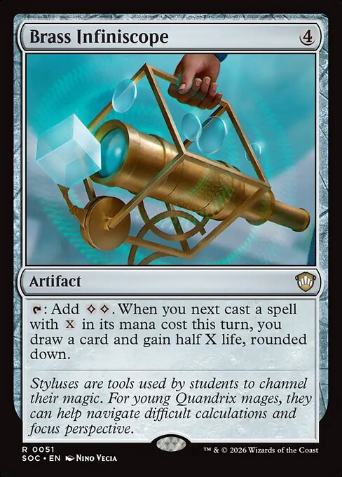 Brass Infiniscope - Secrets of Strixhaven Commander