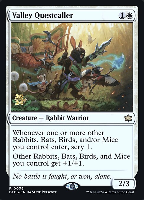 Valley Questcaller - Bloomburrow Promos - Promo Foil