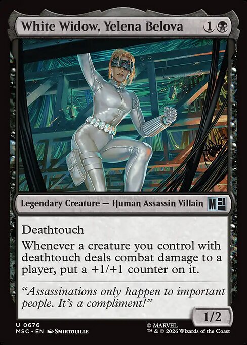 White Widow, Yelena Belova - Marvel Super Heroes Commander
