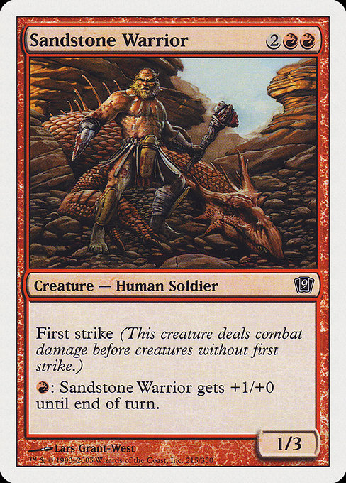 Sandstone Warrior - Ninth Edition