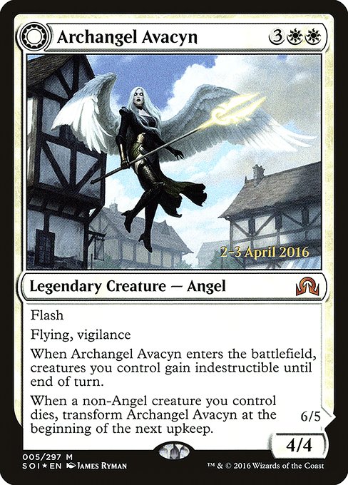 Archangel Avacyn // Avacyn, the Purifier - Shadows over Innistrad Promos - Promo Foil