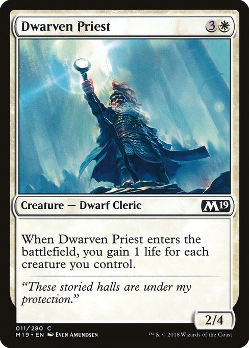 Dwarven Priest - Core Set 2019